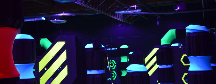 Laser Tag Arena with Sunlite Black Lights