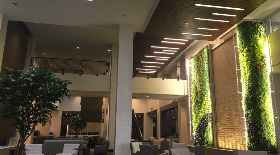 Green Wall at New Embassy Suites Hotel